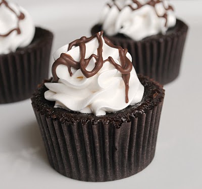 Chocolate Cupcake With Marshmallow Frosting